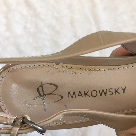 Two tone Kitten heels / Sling backs Wingtip - Picture 8 of 8